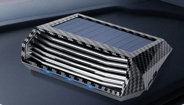 1pc, Solar purifier, automatic operation, air purifier with vibration sensor, can significantly improve the air inside the car i CM World
