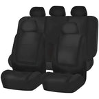 Full Set Car Seat Cover Fabric Universal Polyester Breathable Washable Suitable For Car Truck Van Suv Car Accessories Interior CM World