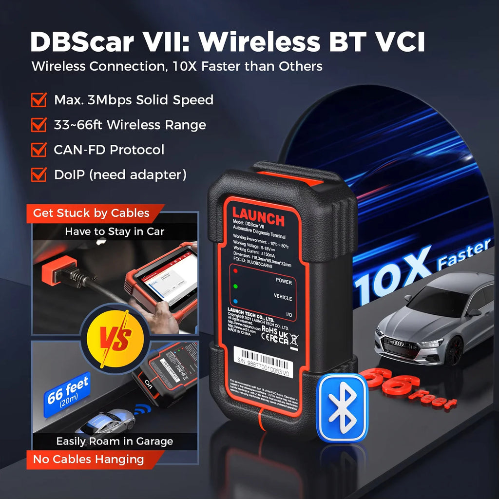 LAUNCH X431 CRP919X BT Wireless Bluetooth Diagnostic Tool OBD2 Car Scanner Bidirectional Automotive Diagnosis Tool