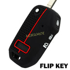 Car 3 Buttons Flip Key Case Cover ShellFor 2019-2025 Kia Ceed K3 K8 Sportage Soul Niro Seltos LX Cerato Picanto Silicone CM World