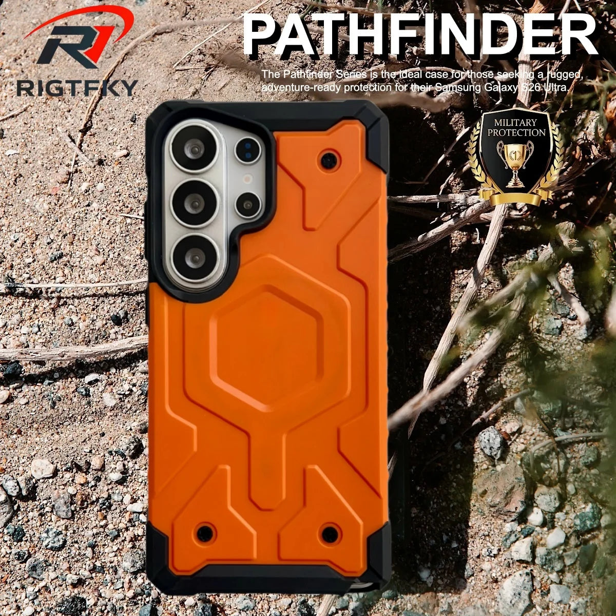Exclusive Pathfinder Magnetic Case For Samsung S26 Ultra S25 S24 S23 Plus S26ULTRA Ua-g Shockproof Armor Protective Phone Cover