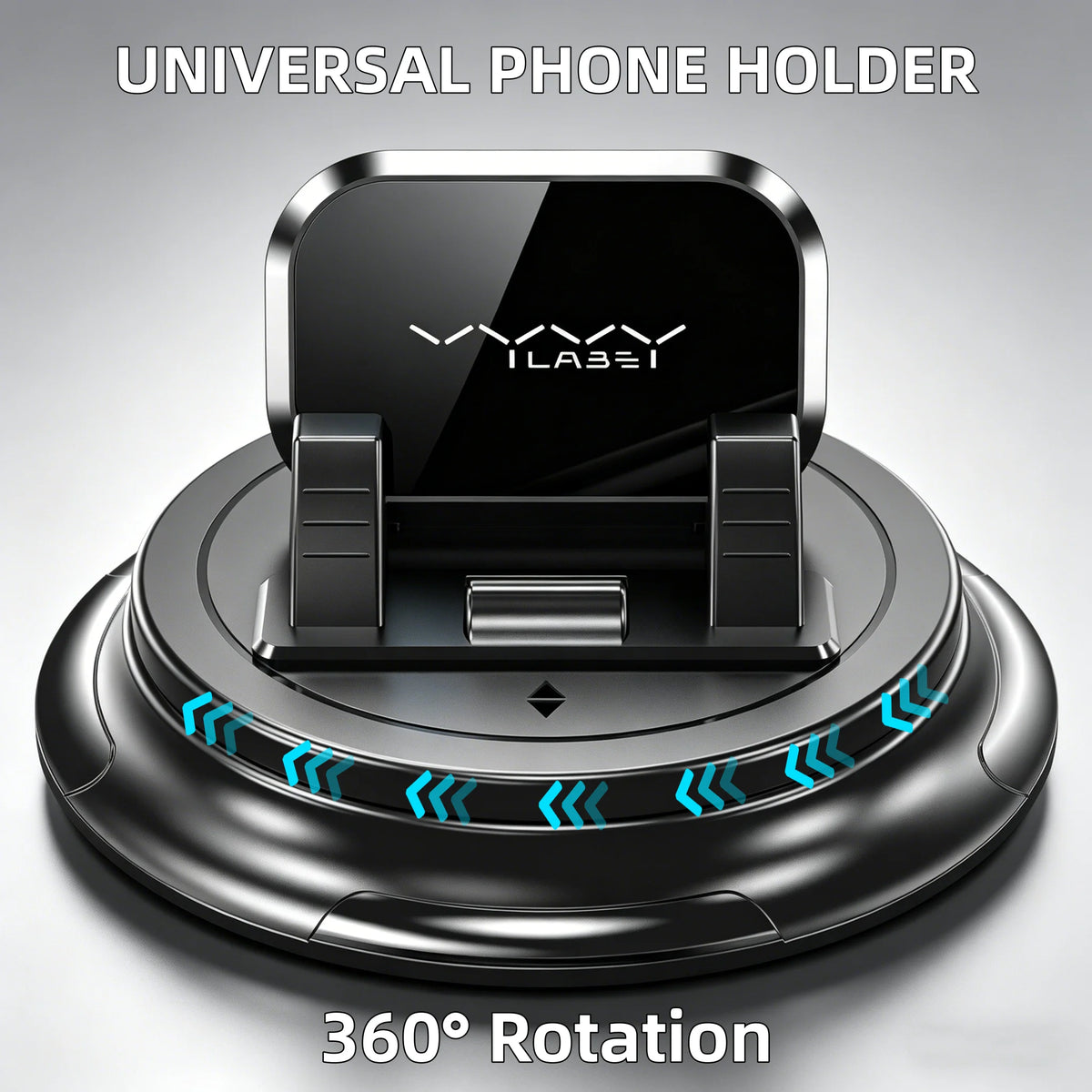 Car Phone Mount Stable Dashboard Universal Car Phone Holder Anti-Slip 360-Degree Rotation Navigation Holder for 4-7.2in Phone
