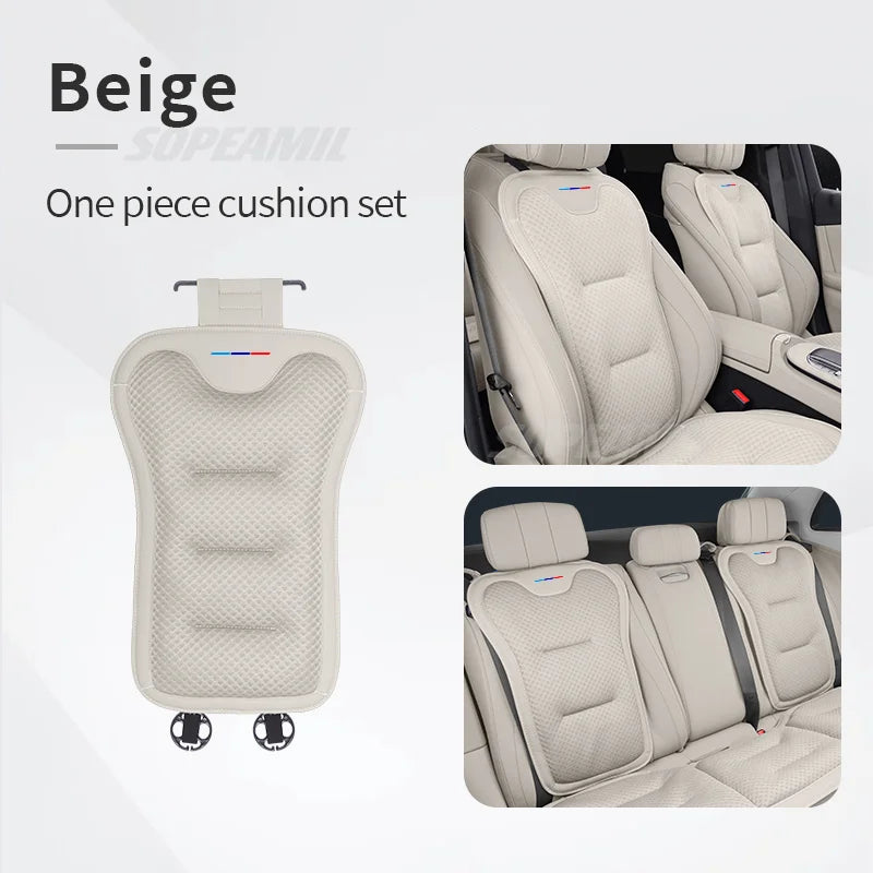 Car Seat Cushion Cover Ice Silk Seat Protector Pad For BMW M Power X3 X4 X5 X7 E36 E39 E46 E60 E65 E90 F10 F15 F20 F25 F30 G20