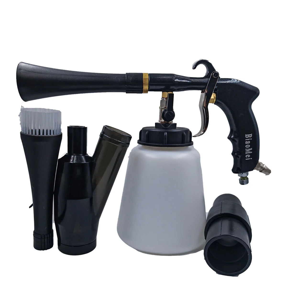 2IN1 Air Regulator Car Detailing Tornado Gun  with  Bearing Tube And Vacuum Adapter Clean & Vacuum Combo for 2023 Update