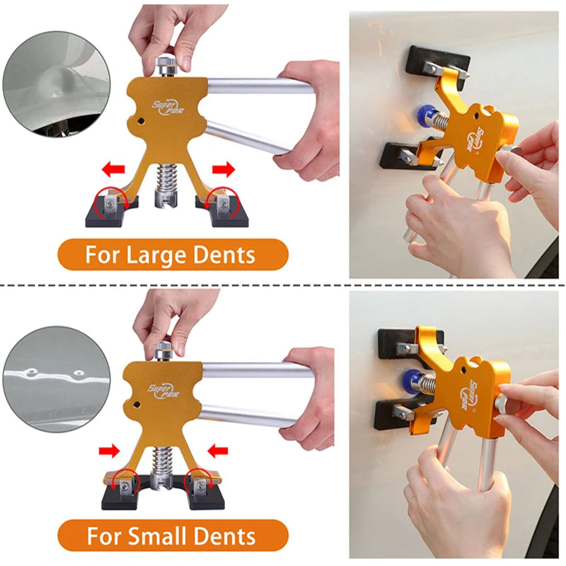PDR Auto Paintless Body Dent Removal Kits Car Dent Repair Tools Automotive Dent Remover Suction Cup Dent Puller Tool Kit for Car CM World