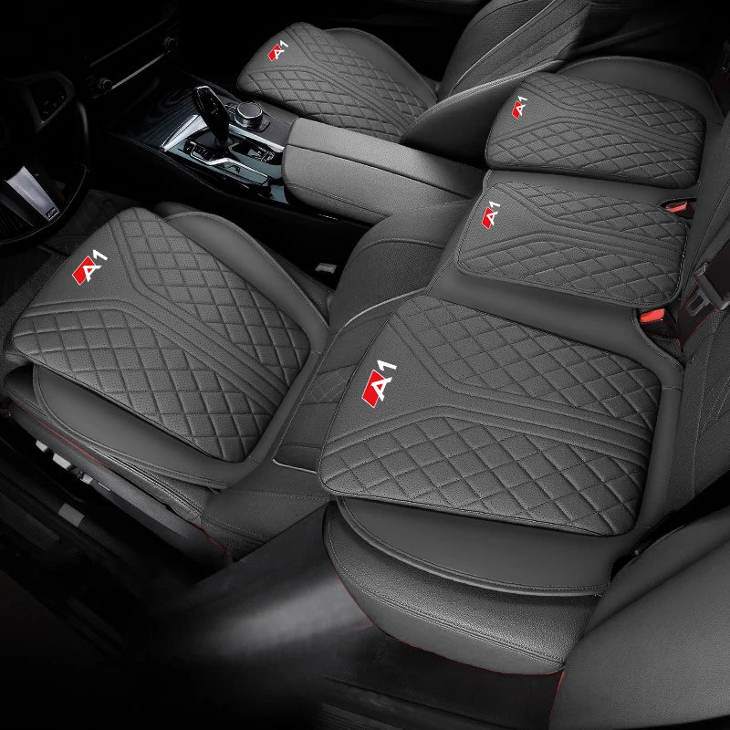 Car Seat Cushion For Audi A1 Sportback 3D Embroidered Thickened Seat Protector Pad Front & Rear Seat Covers Auto Accessories