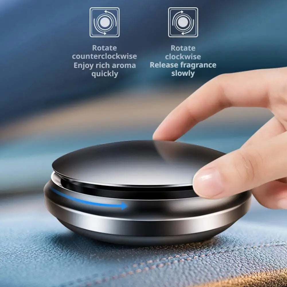 UFO Style Aluminum Alloy Car Air Freshener – Creative Auto Interior Air Purifier with Long-Lasting Fragrance