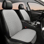 Car Seat Cushion, All Season Universal Linen Car Seat Cushion Cover, Anti Slip, Wear-Resistant, Small Three Piece Rear Seat