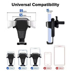 Universal Gravity Auto Lock Phone Holder Car Air Vent Clip Mount Mobile Phone Stand Cellphone Bracket Support For iPhone Samsung