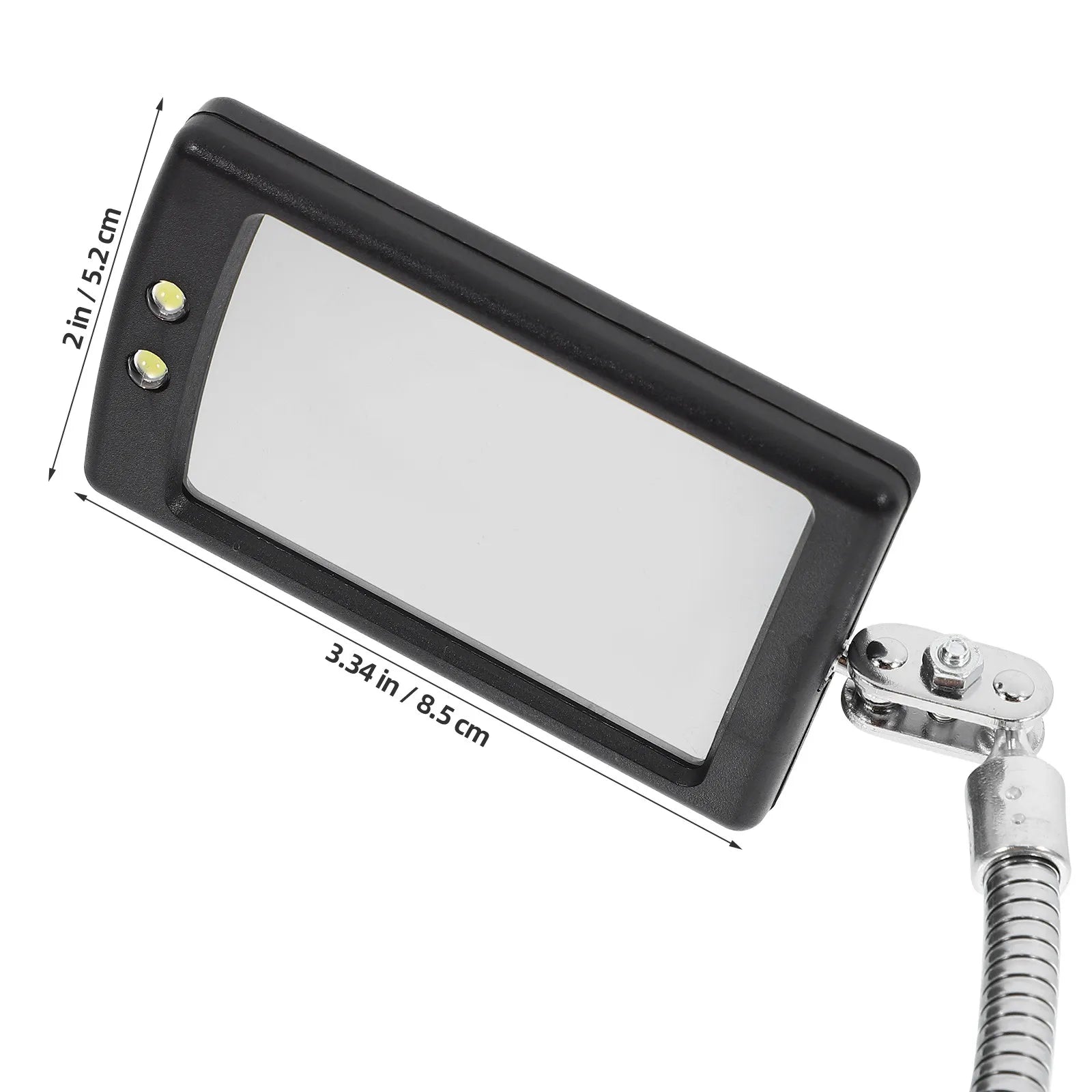 Inspection Mirror LED Light Flexible Bendable 360 Degree Rotate for Auto Repair Mechanic Checking Tool Inspection Mirror CM World