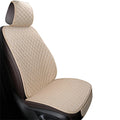 Universal Flax Car Seat Cover Front Rear Cushion Comfortable Breathable Protector Mat Four Season Pad Auto Interior Accessories CM World