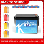 Limited Time Promotion EU Stock 12V Lifepo4 Battery 100Ah 120Ah 180Ah 200Ah 300Ah Support  Series for RV Marine Trolling Motor