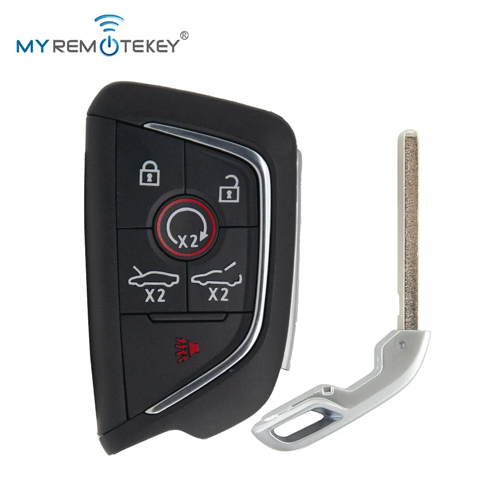 MYremotekey FCC YG0G20TB1 smart key shell 6/7 button for 2020-2021 Chevrolet Corvette C8 PN 13538851 13538852 CM World