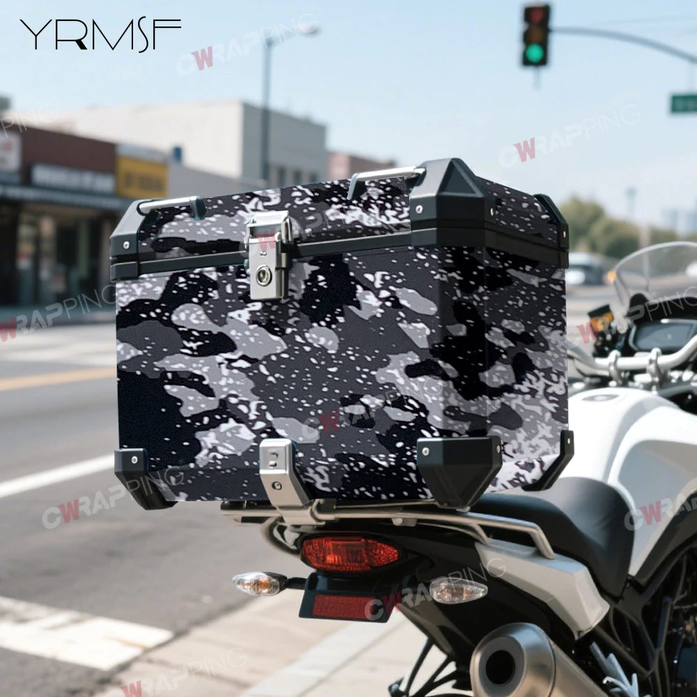 Camouflage Film Wrap Foil Car Livery Waterproof Car Wrapping Sticker Black Vinyl for Motorcycle Vinyls Grey Body Covering Decals Car Mobile World