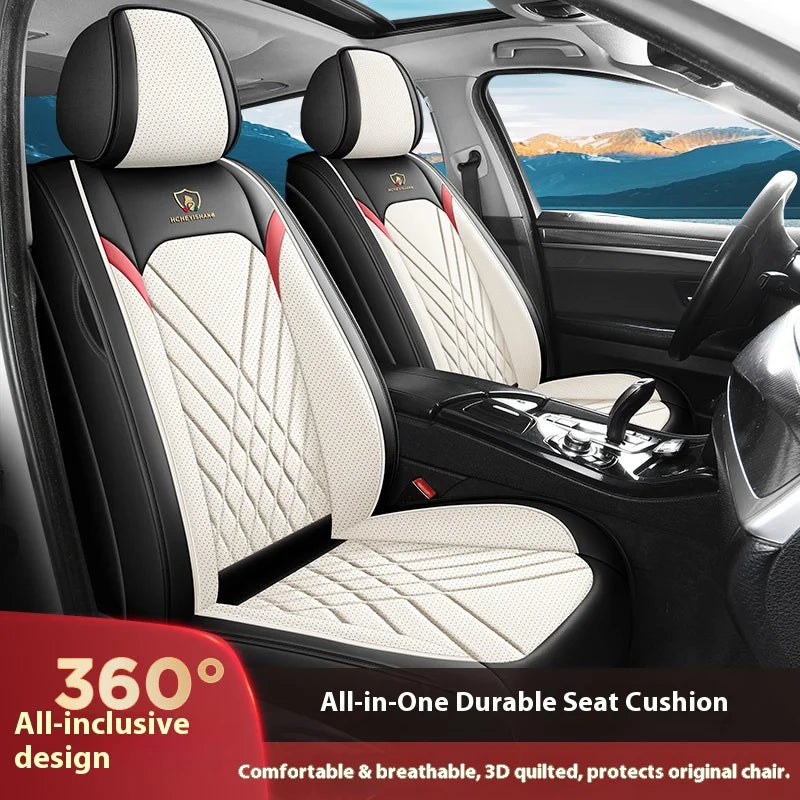 Five-Seat Car Seat Covers Full Wrap Simple Design Multiple Color Options Universal Fit for Most Cars Car Mobile World