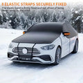 Car Half Cover Windshield Snow Cover Anti-UV Sun Shade Waterproof Dustproof Frost Guard Winter Summer Universal Protection Car Mobile World
