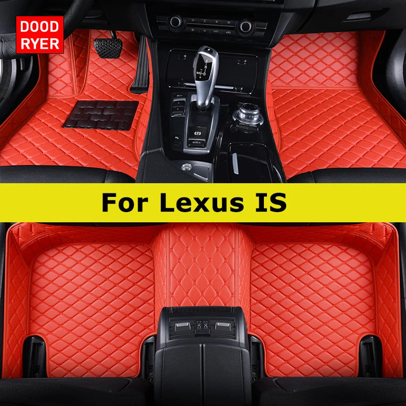 DOODRYER Custom Car Floor Mats For Lexus IS IS200 IS200C IS250 IS300 IS300h IS350 IS500 Auto Carpets Foot Coche Accessorie
