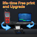 2026 KONNWEi KW340 Car CAN OBD2 EOBD Diagnostic Tool Engine Battery Test Read Fault Code Clear Real-Time Data O2 Inspection Tool CM World