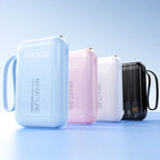 VIVO 500000mAh Mini Power Bank Super Fast Charging Built in 4 Cables Digital Display Powerbank for iPhone Samsung Huawei