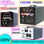 1000000mAh Portable 220v Outdoor Power Bank with Large Capacity for Self-Driving, Camping, and Emergency Backup Power Storage Car Mobile World