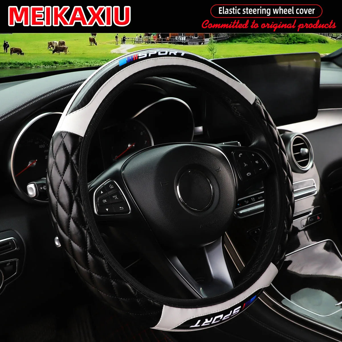 The new crystal carbon fiber SPORT car comes with a universal disc cover without inner ring for all seasons. CM World