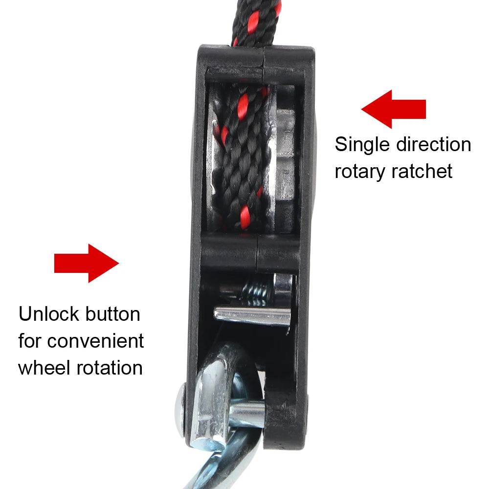 Automotive repair tools Hanging Rope Clip Heavy Duty Rope Hanger Ratchet Adjustable Car Tool Camping Tent Tool Dent repair tool CM World