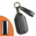 Genuine Cow Leather Car Remote Smart Key Fob Case Cover Bag Chain Holder Buttons Protector Keychain For Jaecoo 5 J5 EV 2025 2026