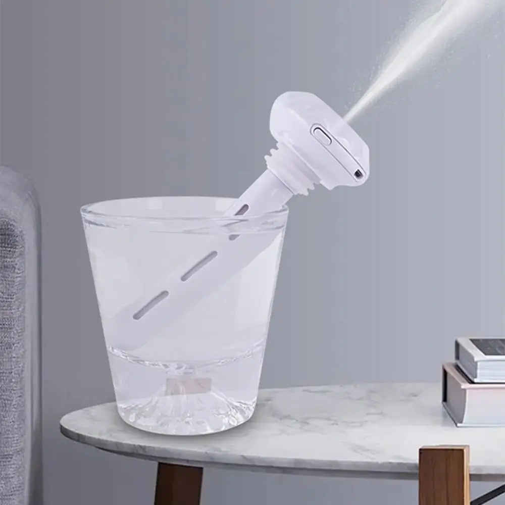USB Mini Ultrasonic Air Humidifier LED Lamp USB Essential Oil Diffuser Car Purifier Aroma Anion Mist Maker With Romantic Light CM World
