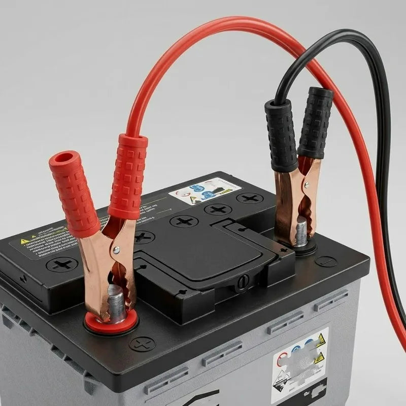 Motorcycle Jumper Cables Aluminum Coated Copper Portable Battery Booster Cables Emergency Jump Start Kit for Motorcycle ATV CM World