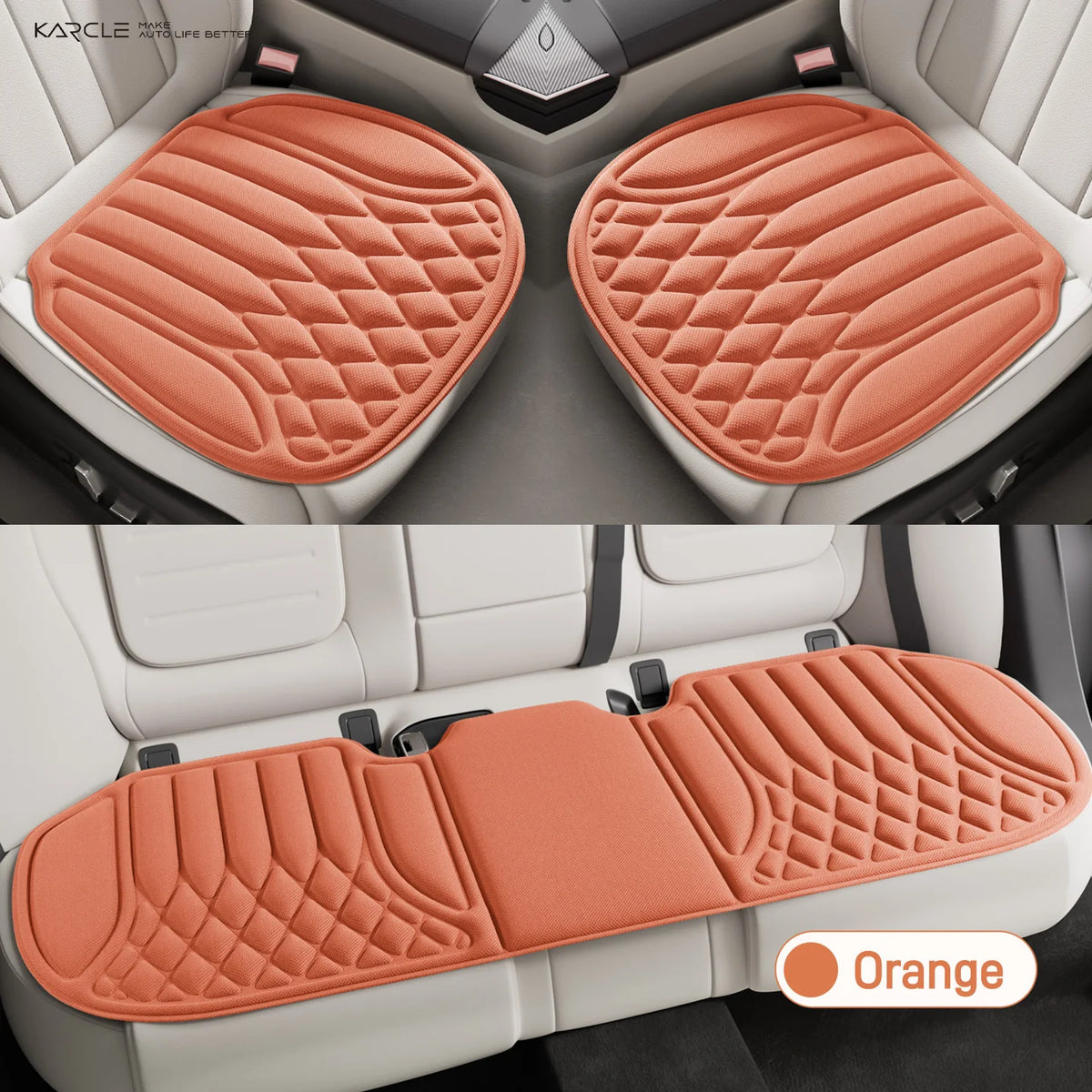 Breathable Latex cotton Car Seat Cover Set High-elastic Auto Seat Cushion Antibacterial Seat Pads Universal Chair Mat