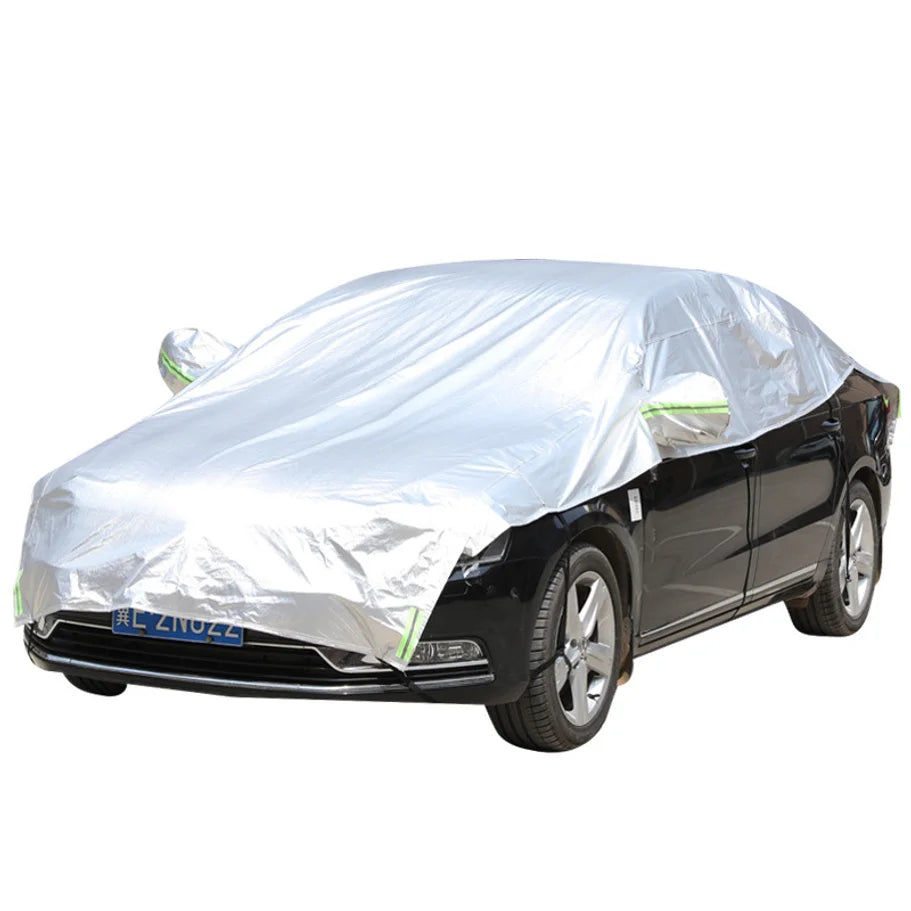 Car clothing Oxford cloth car cover sunshade, sun protection and heat insulation half cover snow cover