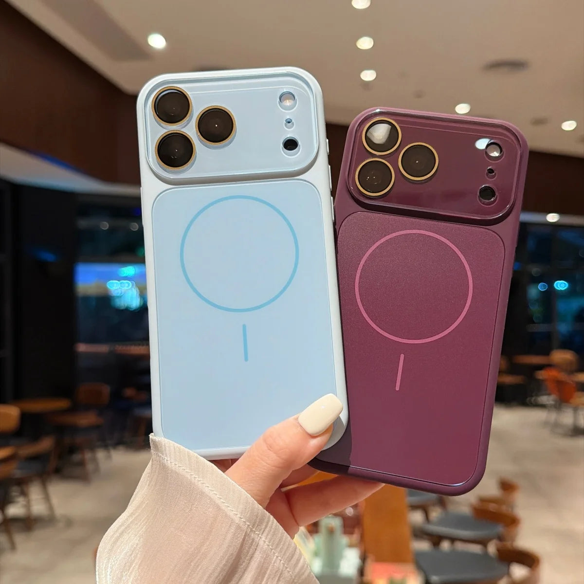 Luxury Liquid Silicone For Magsafe Magnetic Phone Case For iPhone 18 17 16 15 14 13 18 Pro Max Large Window Camera Protect Cover