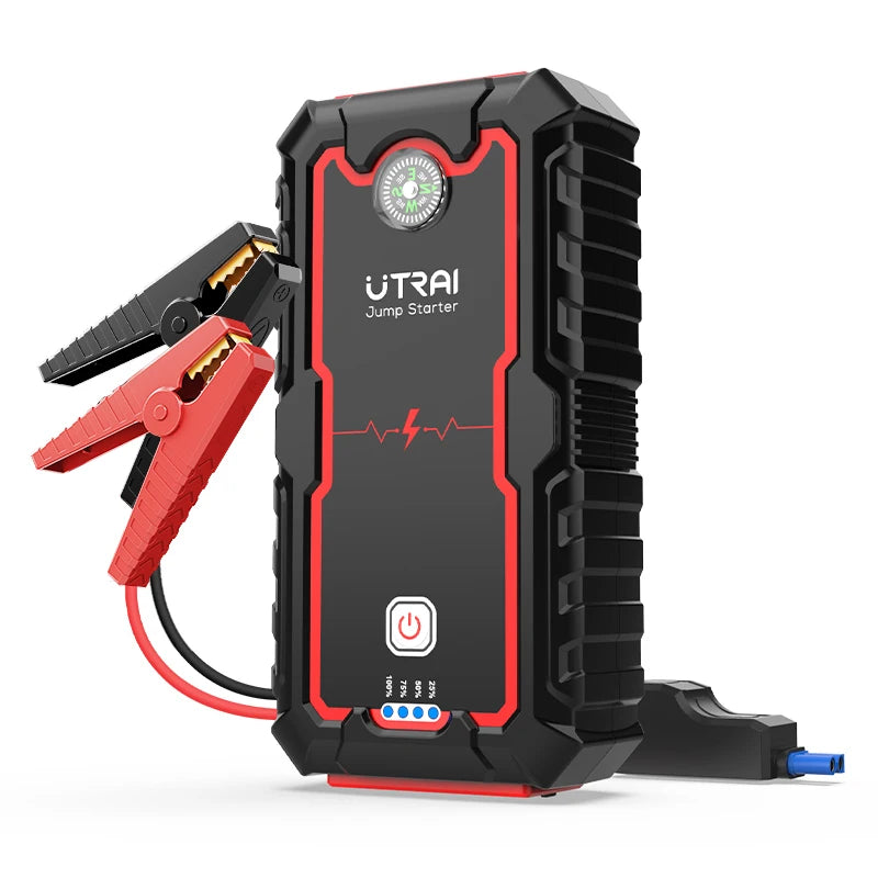UTRAI Power Bank  2000A Jump Starter Portable Charger Car Booster 12V Auto Starting Device Emergency Car Battery Starter CM World