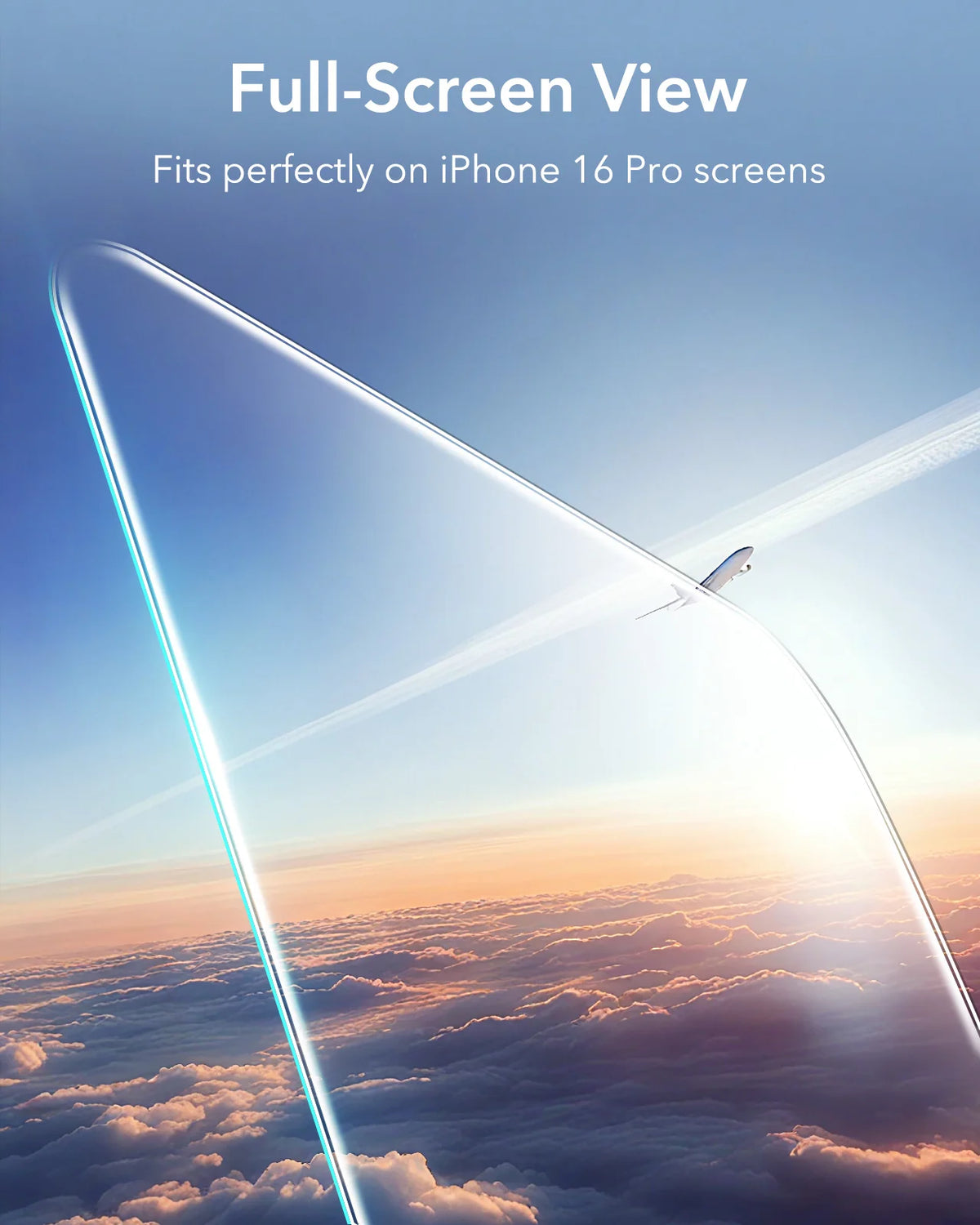 ESR for iPhone 18/17/16/15/14/13/Air Series Tempered Glass Screen Protector HD Clear/Privacy 3PCS Military Grade Screen Firm