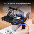 Tomlov 301 Max Professional Microscopes for Kids Students X-Y Stage 1200X WIFI Digital Biological Microscope 7" HDMI microscopio CM World