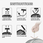Tire Repair Strips Tubeless Rubber Stiring Glue Seals for Car Motorcycle Bike Tyre Puncture Rubber Strip Plug Repair Tool