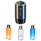 Car Air Refresher Intelligent Sensor Fragrance Oil Diffuser Auto Air Purifier with LED Light For Car Aroma Aromatherapy Diffuser
