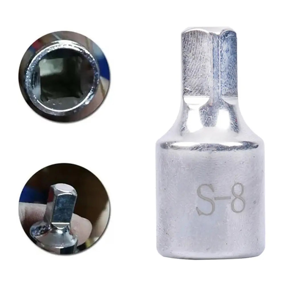 Square Oil Pan Screw Wrench Vanadium Steel Stabilizer Oil Sump Drain Plug Automotive Repair Tool Kit Engine Maintenance