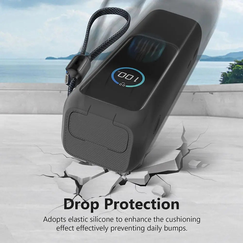 Silicone Case for Anker Zolo 25000mAh 165W Power Bank Protective Case TF/SIM Card PIN Storage Bag Portable Travel Carrying Case