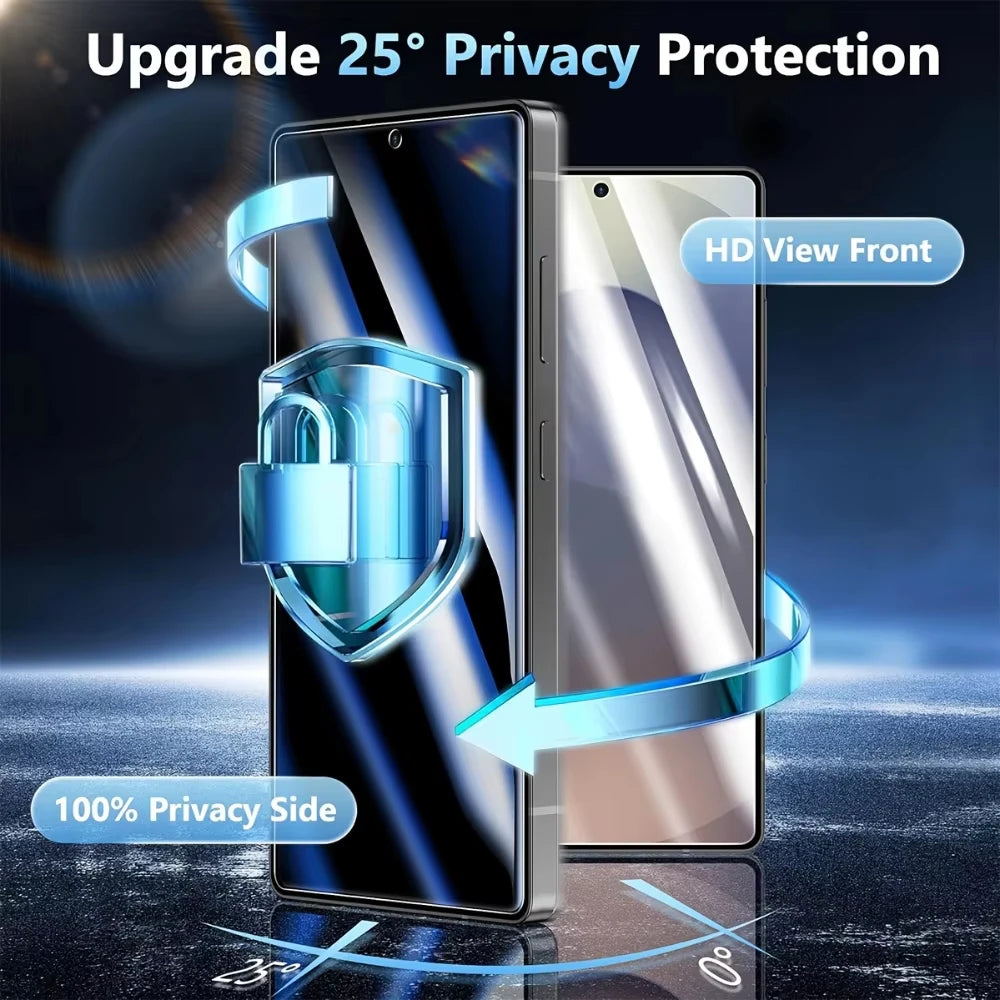 1-2Pcs Auto installation Dust-proof Tempered Glass for Samsung S26 S25 Ultra Edge S24 S23 S22 S21 Plus Privacy Screen Protectors