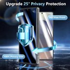 1-2Pcs Auto installation Dust-proof Tempered Glass for Samsung S26 S25 Ultra Edge S24 S23 S22 S21 Plus Privacy Screen Protectors