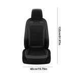 12V/24V Summer Cooling Car Seat Cushion Front Seat Cooled Seat Cover with Intelligent Fans Breathable Ventilated Seat Cushion Car Mobile World