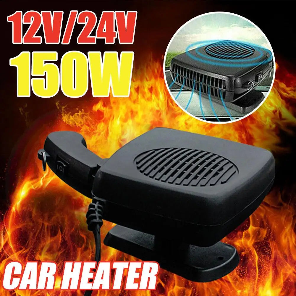 Air Cooler Fan Car Heater 150-200W Windshield Defogging Demister Defroster Windshield Evaporation Ventilation Accessories CM World