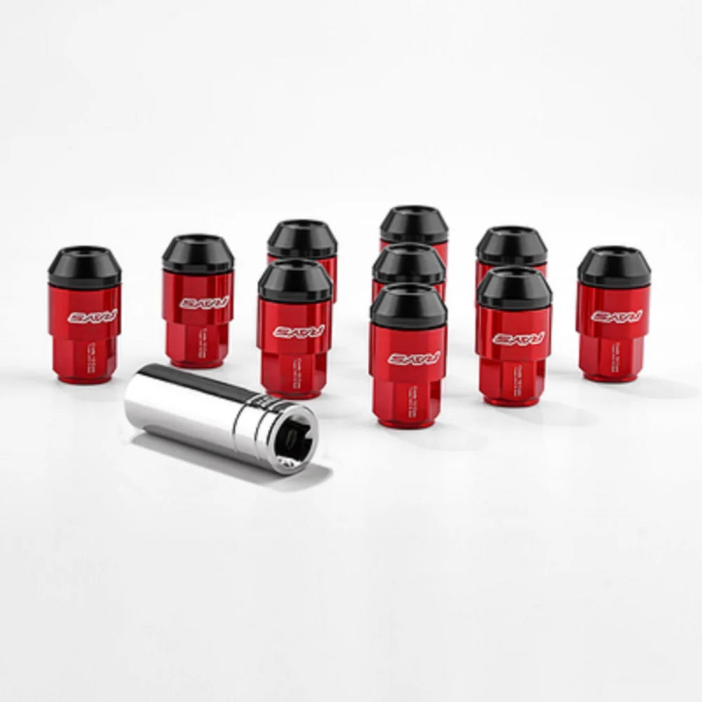 Hot Sale 20Pcs Racing Wheel Lug Nuts M12x1.5 M14x1.5 Aluminum Lightweight Conical Nuts for JDM Car Hub Screws Auto Accessories