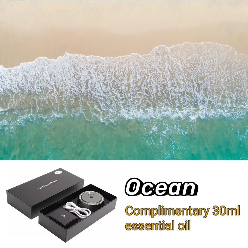 Car Mounted High-End Intelligent Spray Fragrance With Strong And Long-Lasting Aroma Alloy Material Accessory Car Air Freshener