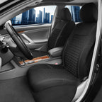 AUTOKING Car Seat Covers Tire Texture Press Breathable Fabric Seat Covers for Car 3 Zipper for Rear Seat Backrest CM World