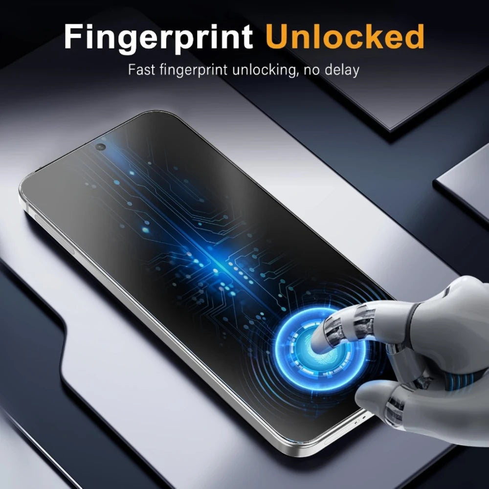 5PCS One-Click Installation Unlocking Glass For Samsung S26 S25 S24 Ultra Plus Screen Protector Oleophobic Coated Tempered Glass