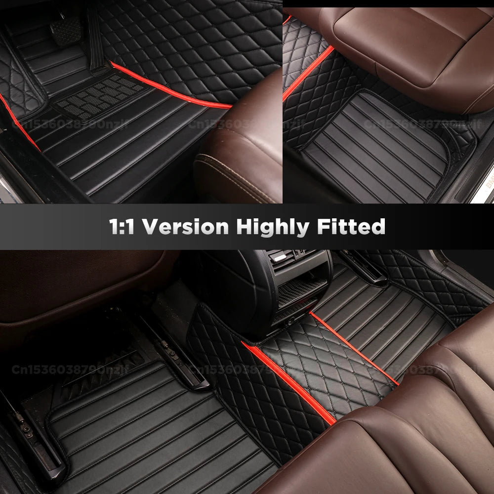 For Mazda 3 2014 2015 2016 2017 2018 2019 Car Floor Mats Custom Auto Foot Pads Automobile Carpet Cover Interior Accessories