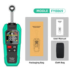 MASTFUYI Ball-shaped Non-destructive Moisture Meter, High Accuracy Digital Wood Water Leak Detector & Wall Humidity Tester CM World