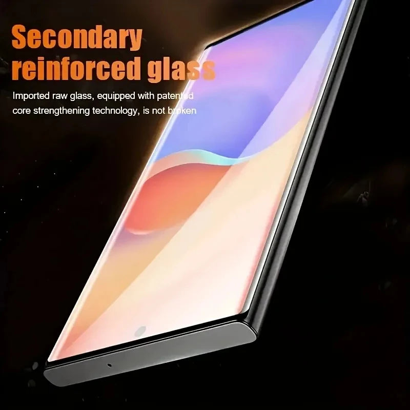 1-4PCS Unlock Easy Instal Tempered Glass For Samsung Galaxy S26 Ultra S25 S24 Plus S23 FE S22 S20 FE S25 Edge Screen Protector